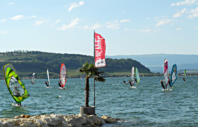 Murten bei Westwind