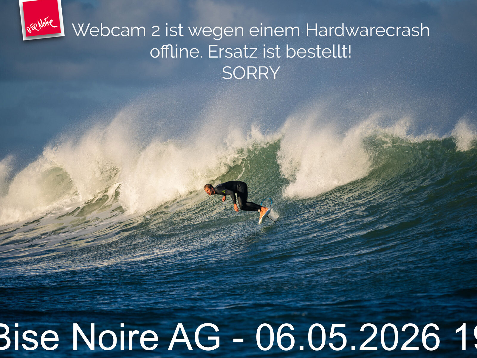 Bise Noire - Panorama webcam
